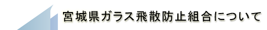 宮城県ガラス飛散防止組合